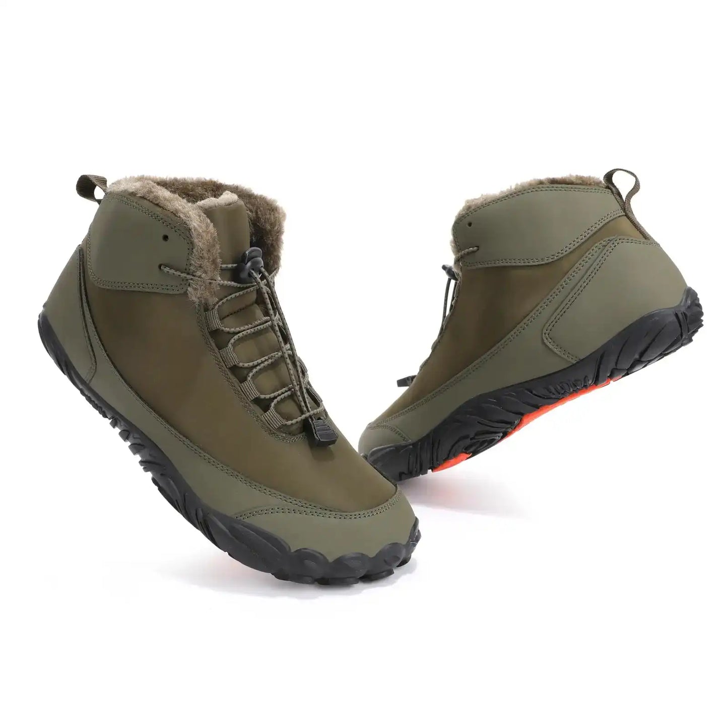 Polaris HydroTex™ – Waterproof & Anti-Slip Winter Barefoot Boots with Cozy Fleece Lining