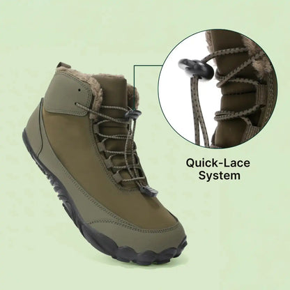 Polaris HydroTex™ – Waterproof & Anti-Slip Winter Barefoot Boots with Cozy Fleece Lining