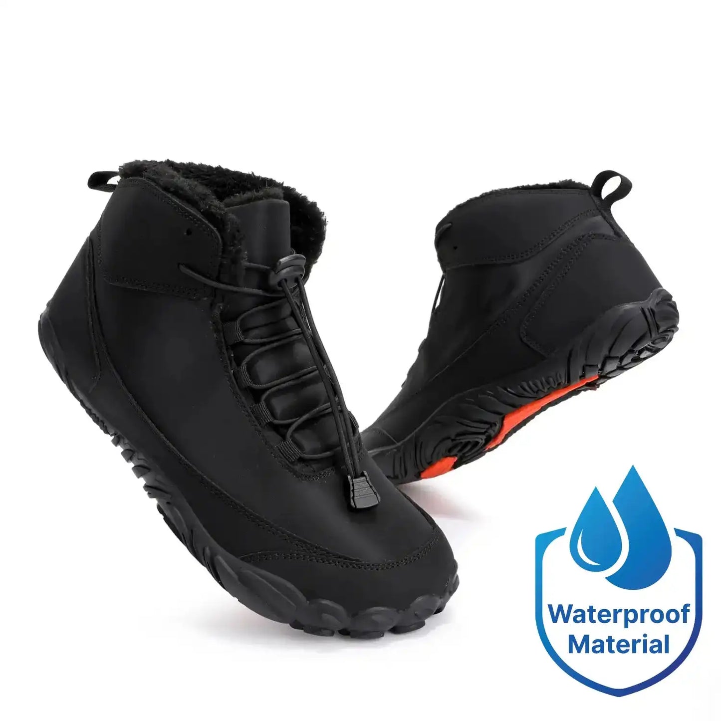 Polaris HydroTex™ – Waterproof & Anti-Slip Winter Barefoot Boots with Cozy Fleece Lining