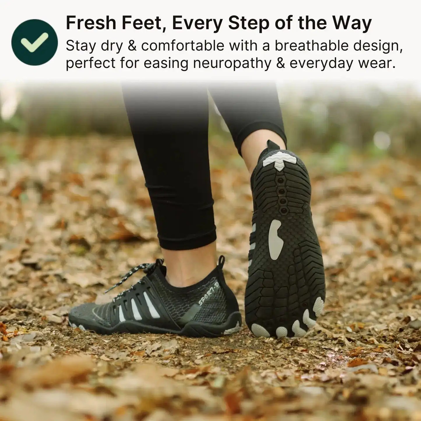 Denton - Healthy & non-slip daily barefoot shoes (Unisex)
