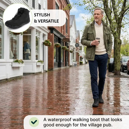 Polaris HydroTex™ – 99.7% Waterproof & Anti-Slip Winter Barefoot Shoes with Cozy Fleece Lining (Unisex)