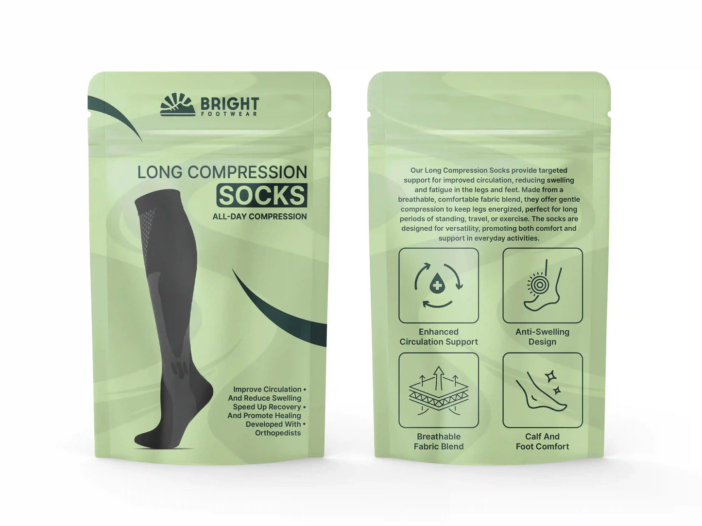 Long Compression Socks - Enhance blood circulation & reduce muscle fatigue