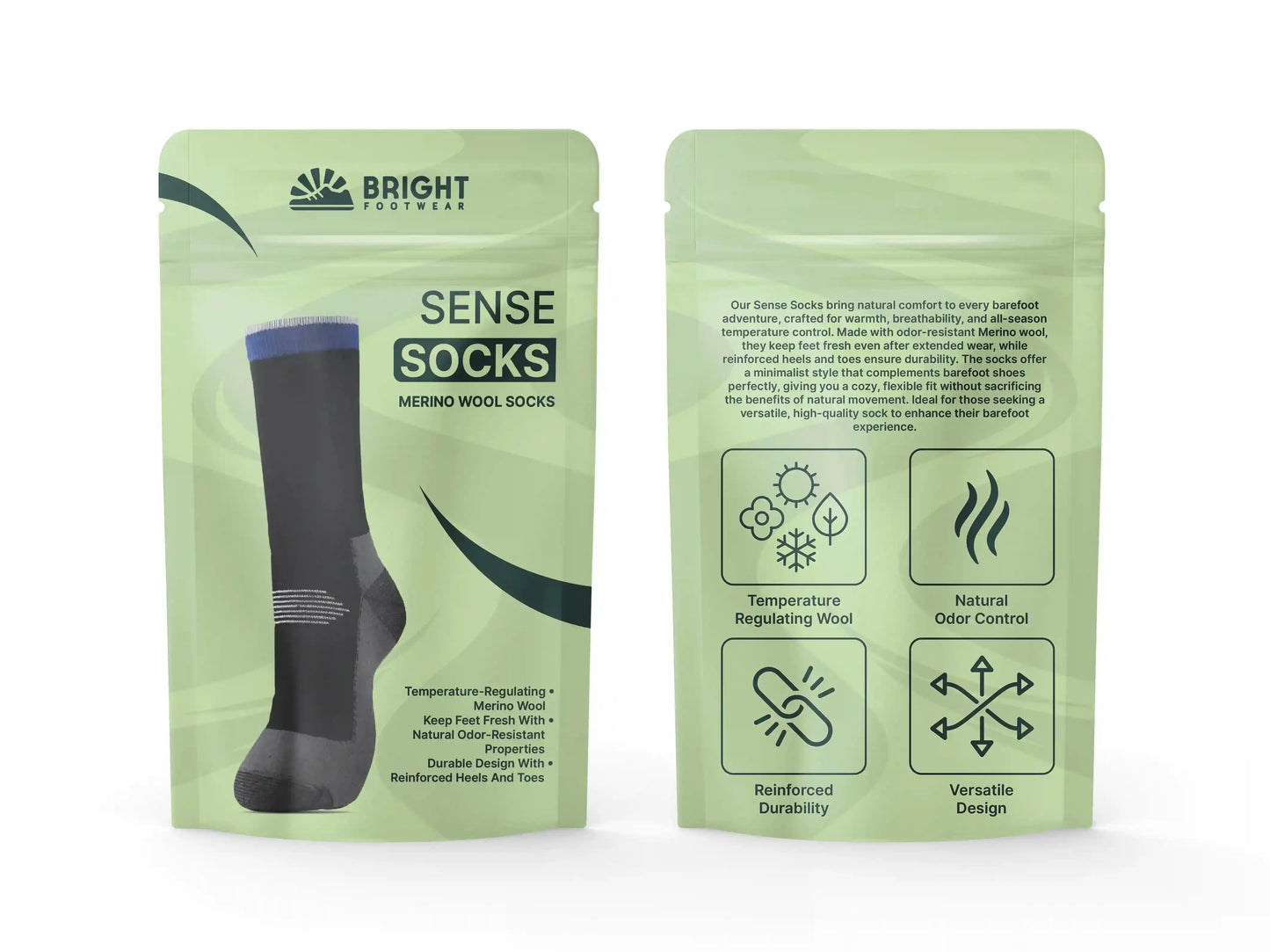 Sense Socks - Merino Wool Socks (1 pair)