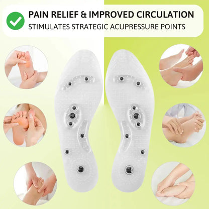 Relax Magnetic Insoles - All-Day Massage & Energy (Unisex)