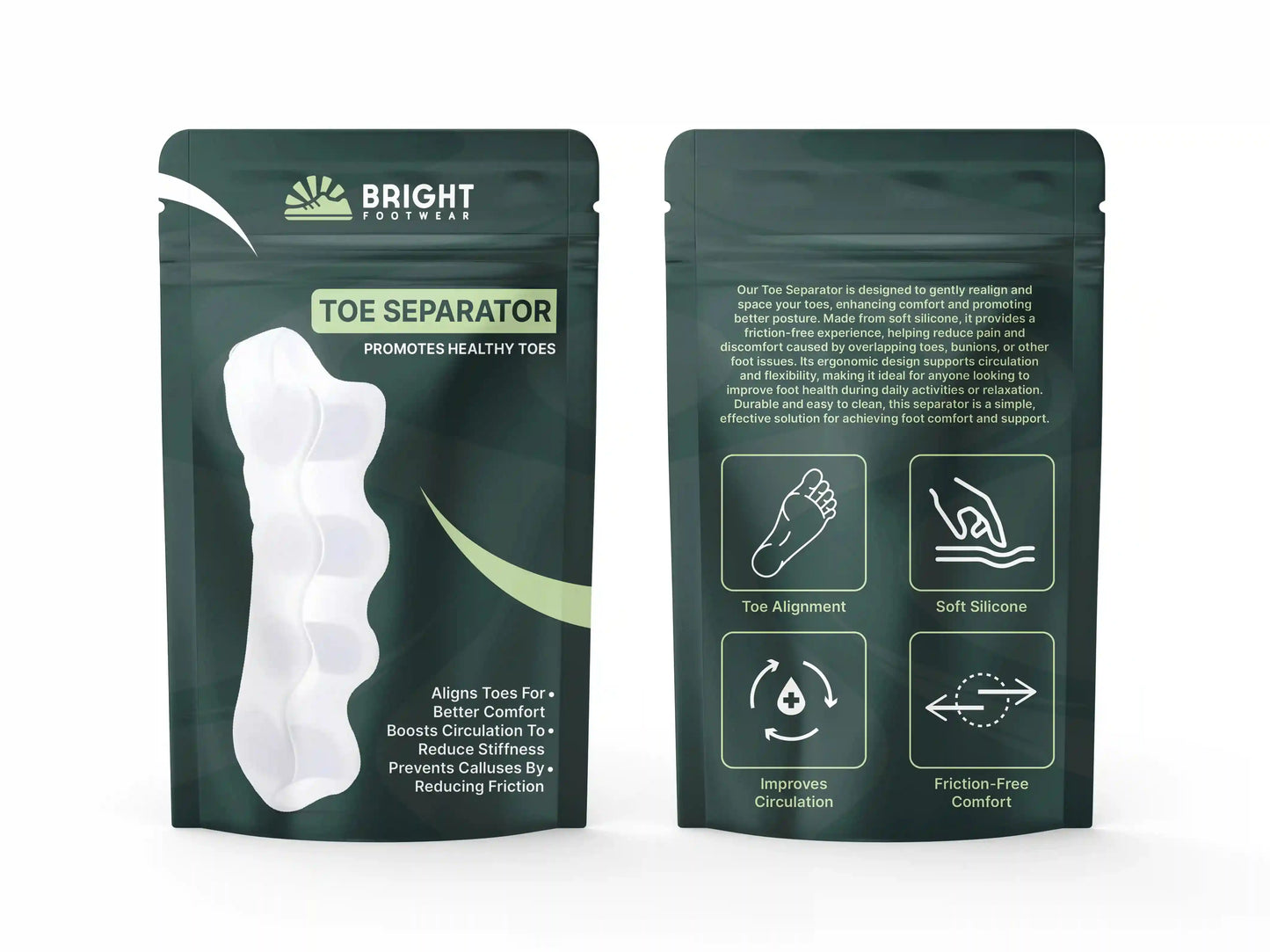Toe Separator - Promotes Healthy Toes & Relieves Foot Pain