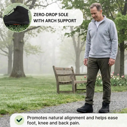 Polaris HydroTex™ – 99.7% Waterproof & Anti-Slip Winter Barefoot Shoes with Cozy Fleece Lining (Unisex)