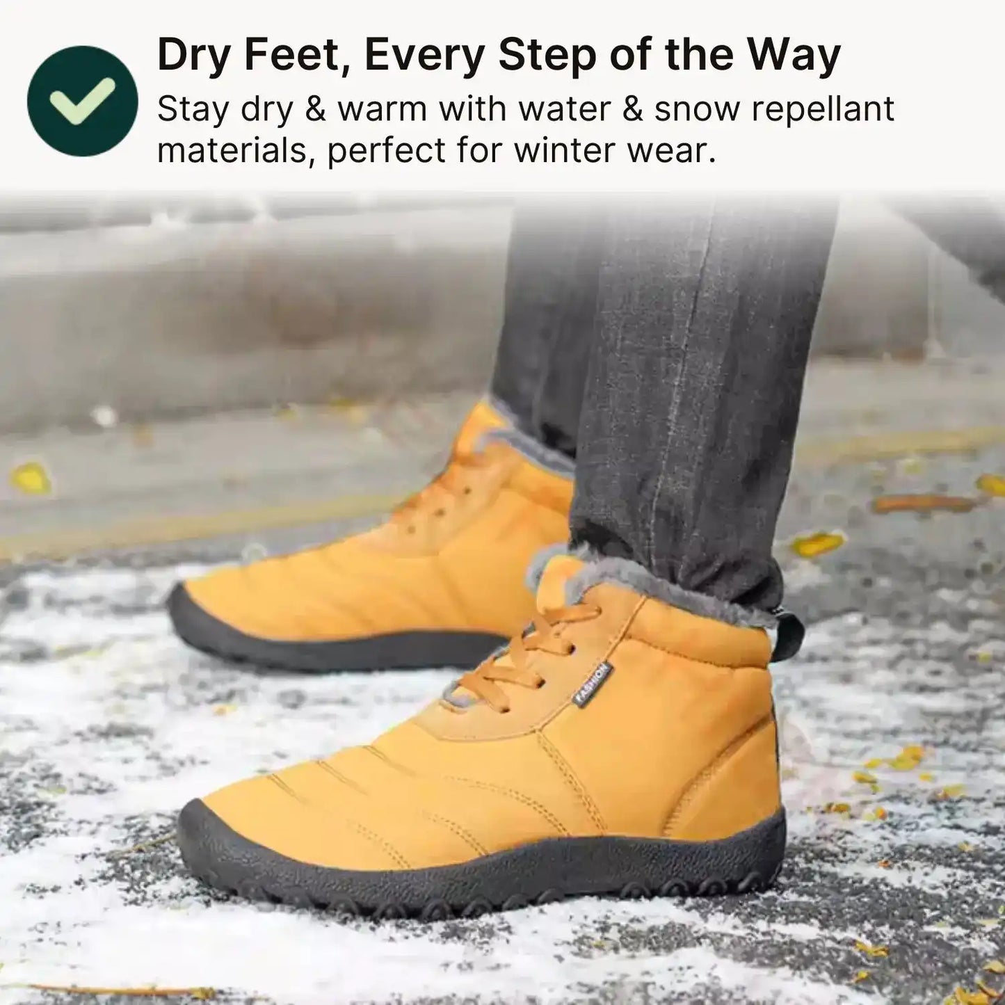 Arctic Guard - Non-slip & water-resistant winter barefoot shoe (Unisex)